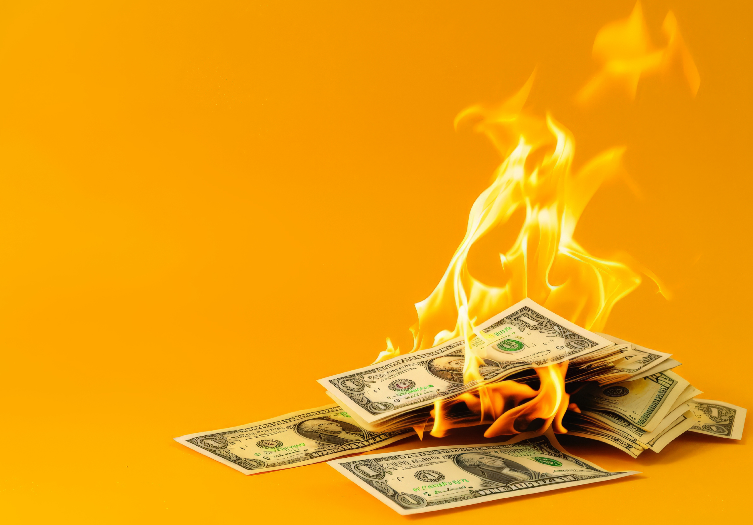 Money burning